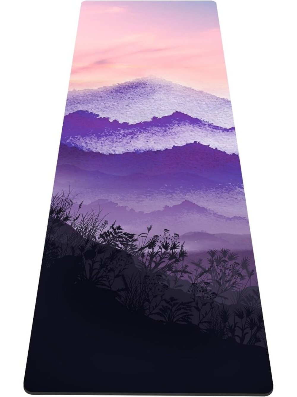 New Yoga Mat Print Extra Thick TPE Non Slip Fitness Exercise Mat Carrying Bag